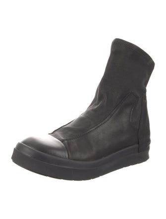 Cinzia Araia Leather Combat Boots