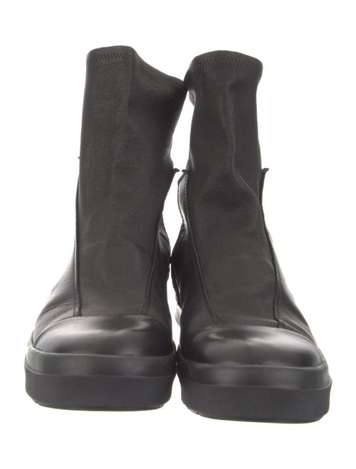 Cinzia Araia Leather Combat Boots