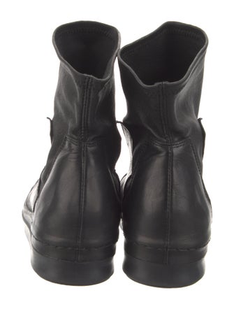 Cinzia Araia Leather Combat Boots