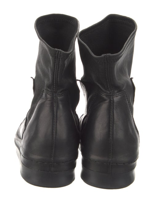Cinzia Araia Leather Combat Boots