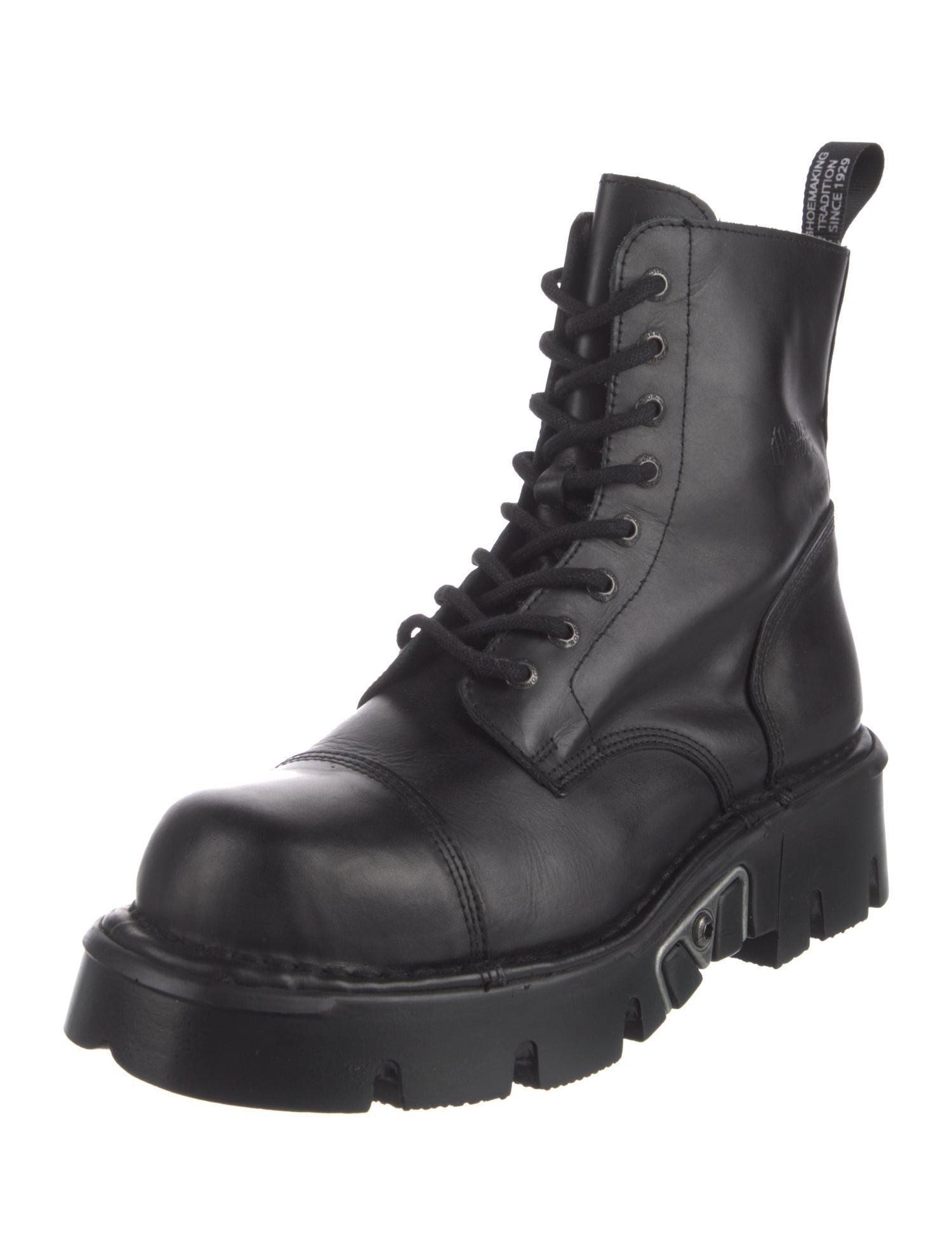 Cobra Rock Boot Company Leather Combat Boots