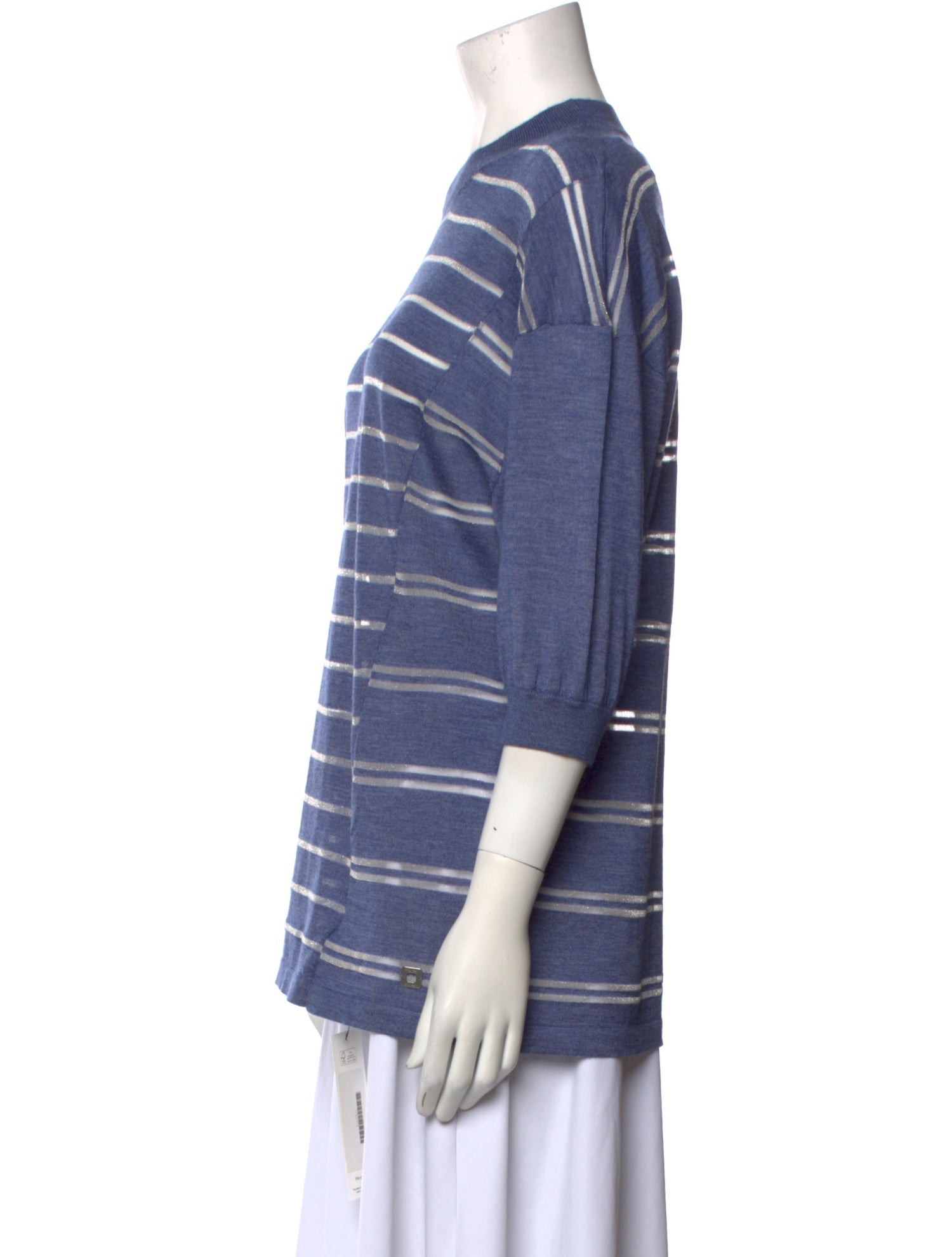 Colombo Borgosesia Striped Crew Neck T-Shirt