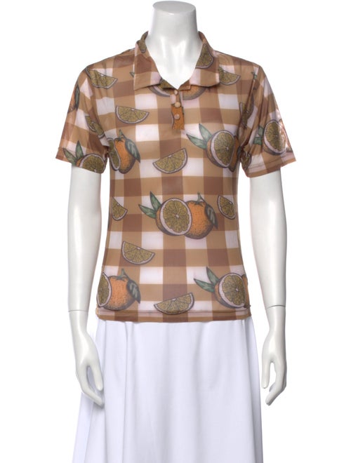 Colin LoCascio Printed Short Sleeve Polo