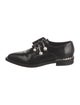 Coliac Leather Crystal Embellishments Oxfords