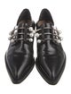 Coliac Leather Crystal Embellishments Oxfords