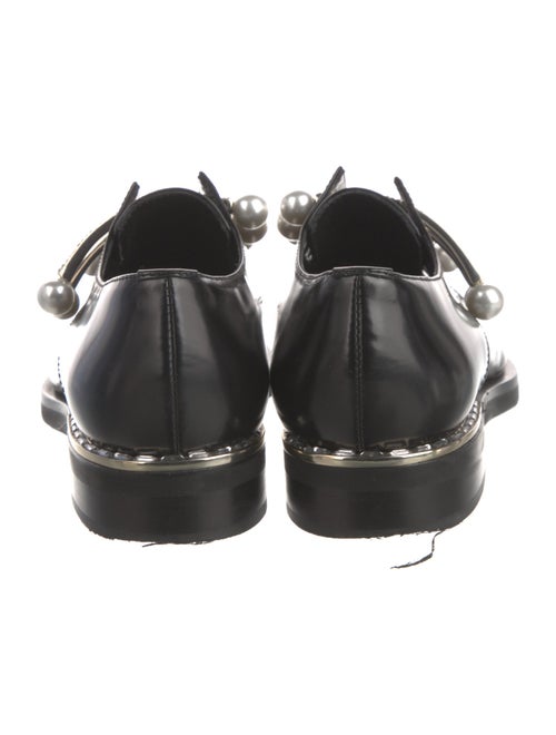 Coliac Leather Crystal Embellishments Oxfords