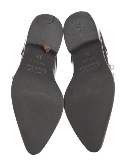 Coliac Leather Crystal Embellishments Oxfords