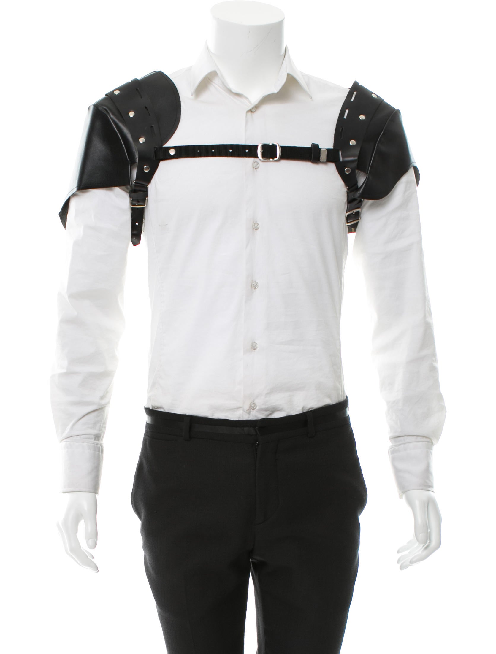 Comme des Garçons Studded Leather Shoulder Pads - Black Other 