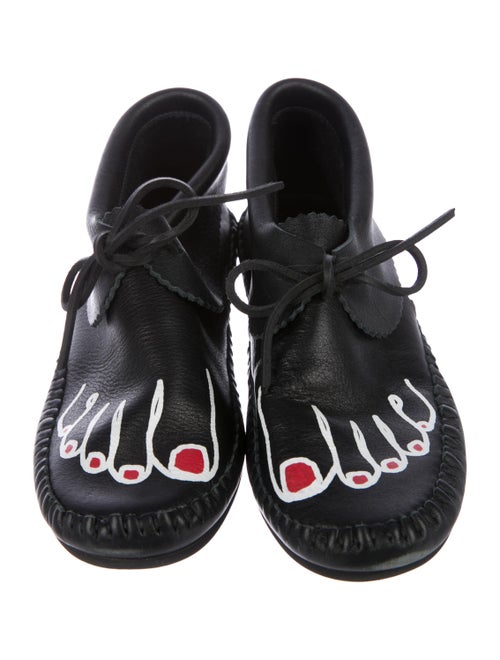 Comme des Garçons Bare Feet Leather Booties