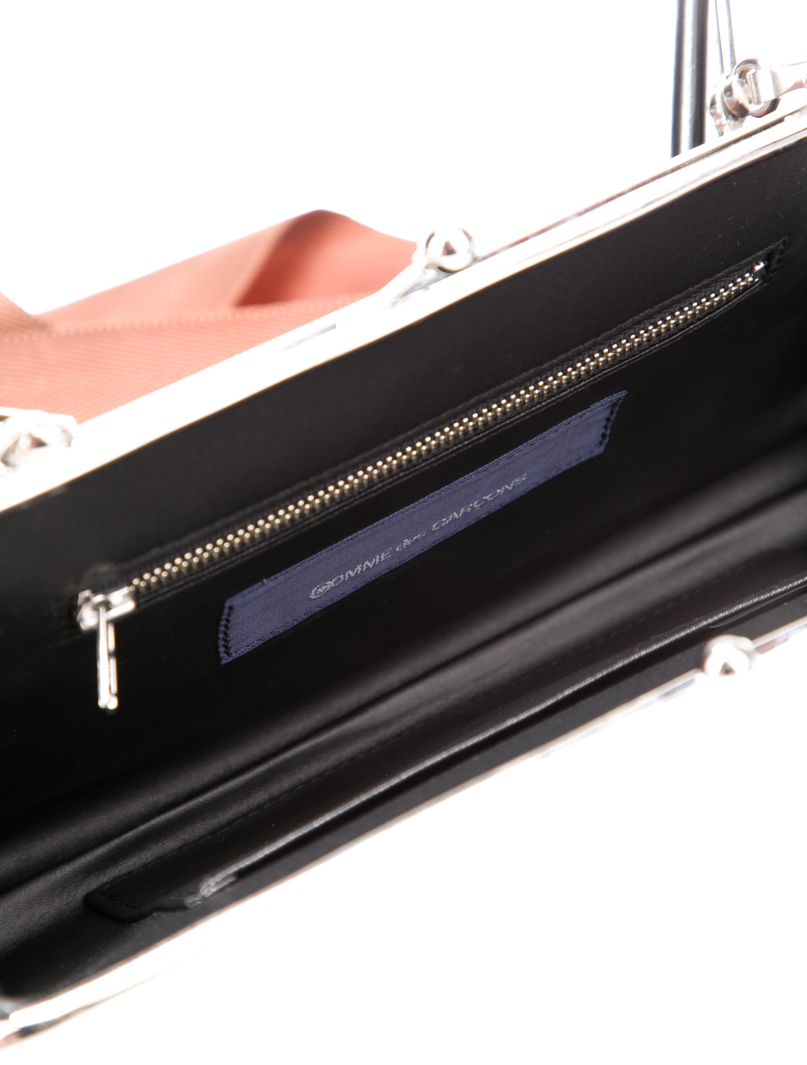 Comme des Garçons Leather Kiss Lock Shoulder Bag - Black Shoulder