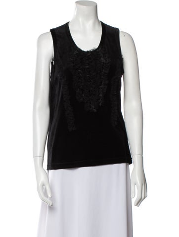 Comme des Garçons Tops Scoop Neck Sleeveless Top M