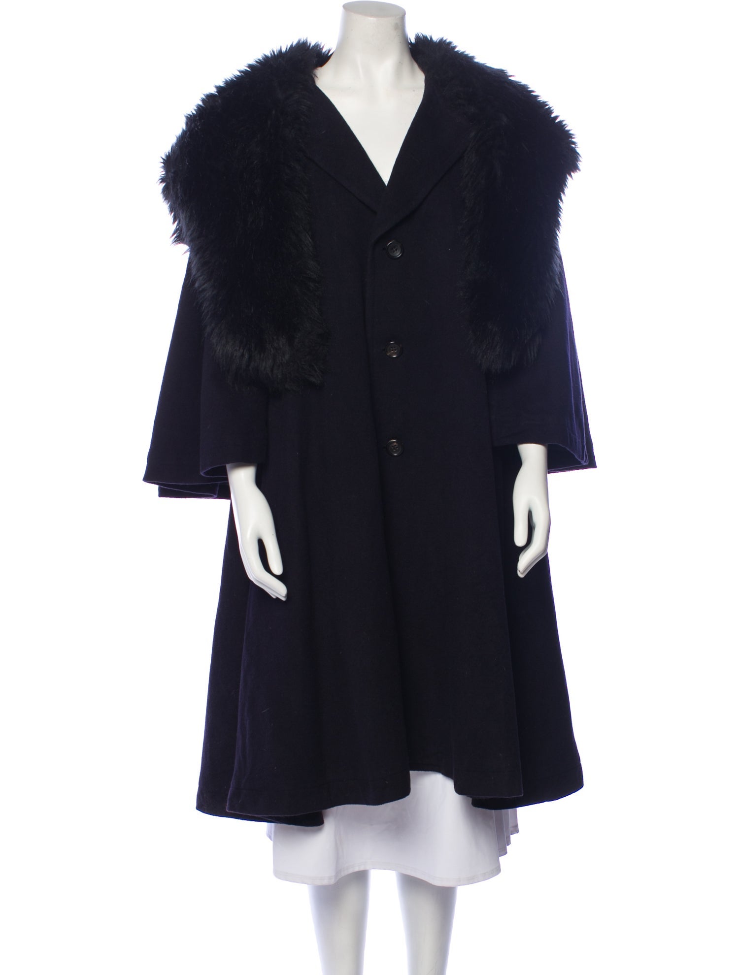 Pull Vintage Comme Des Garçons Femme - Taille S En Laine Noire - État Très Bon Pour Un Look Stylé