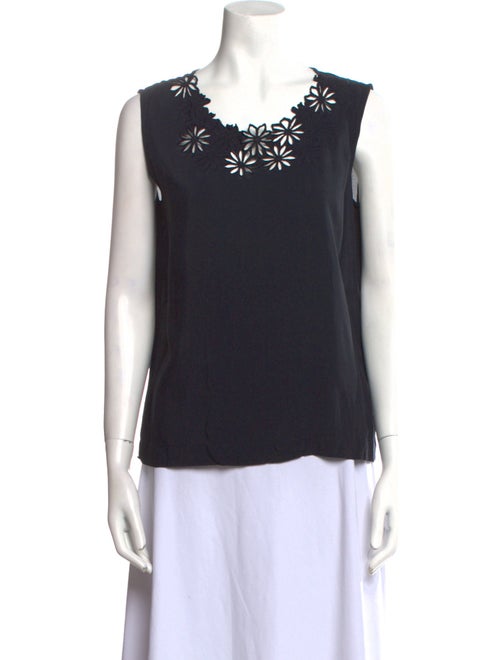 Comme des Garçons Scoop Neck Sleeveless Top