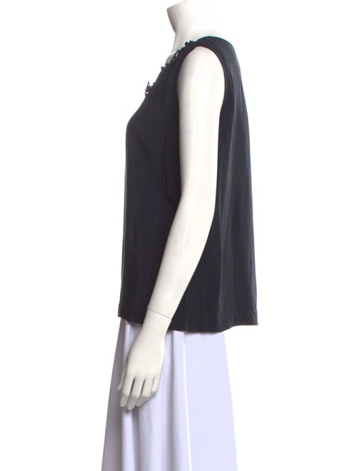 Comme des Garçons Scoop Neck Sleeveless Top