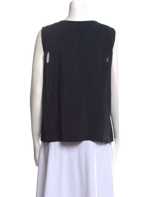 Comme des Garçons Scoop Neck Sleeveless Top