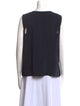 Comme des Garçons Scoop Neck Sleeveless Top