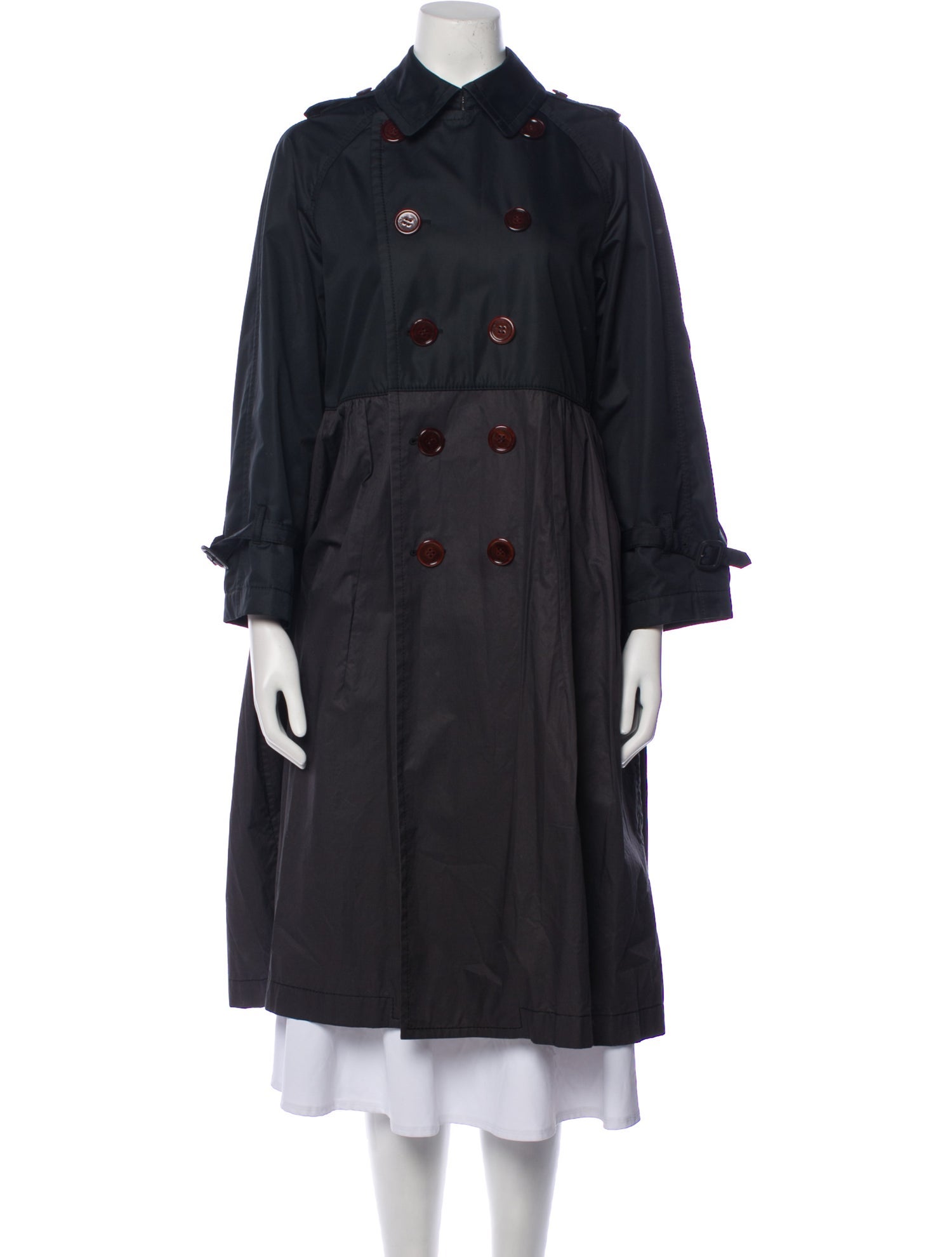 ジャケット・アウター tricot COMME des GARCONS trench coat M tricot COMME des GARÇONS 2017 Trench Coat - Black Coats, Clothing