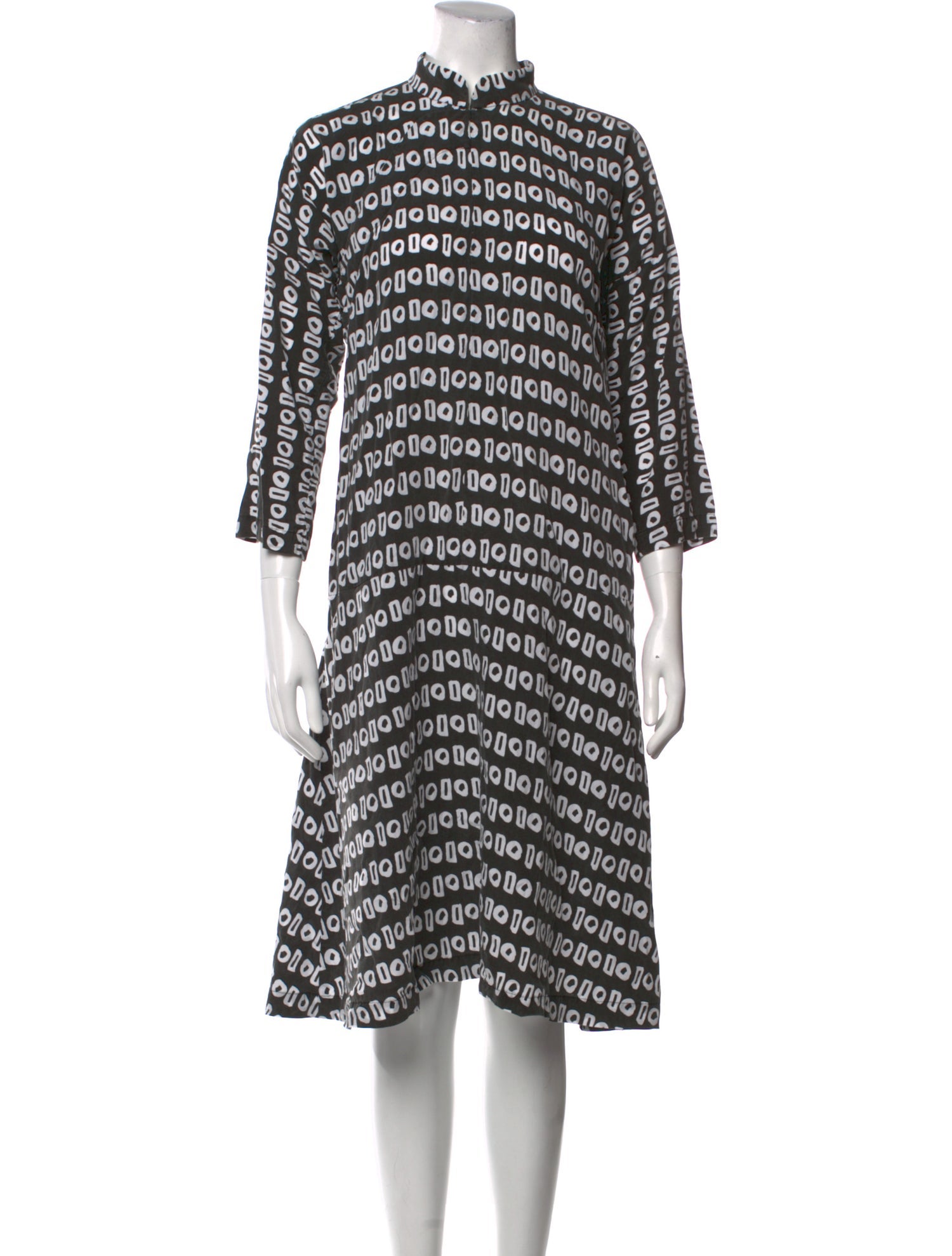 Comme des Garçons Printed Midi Length Dress