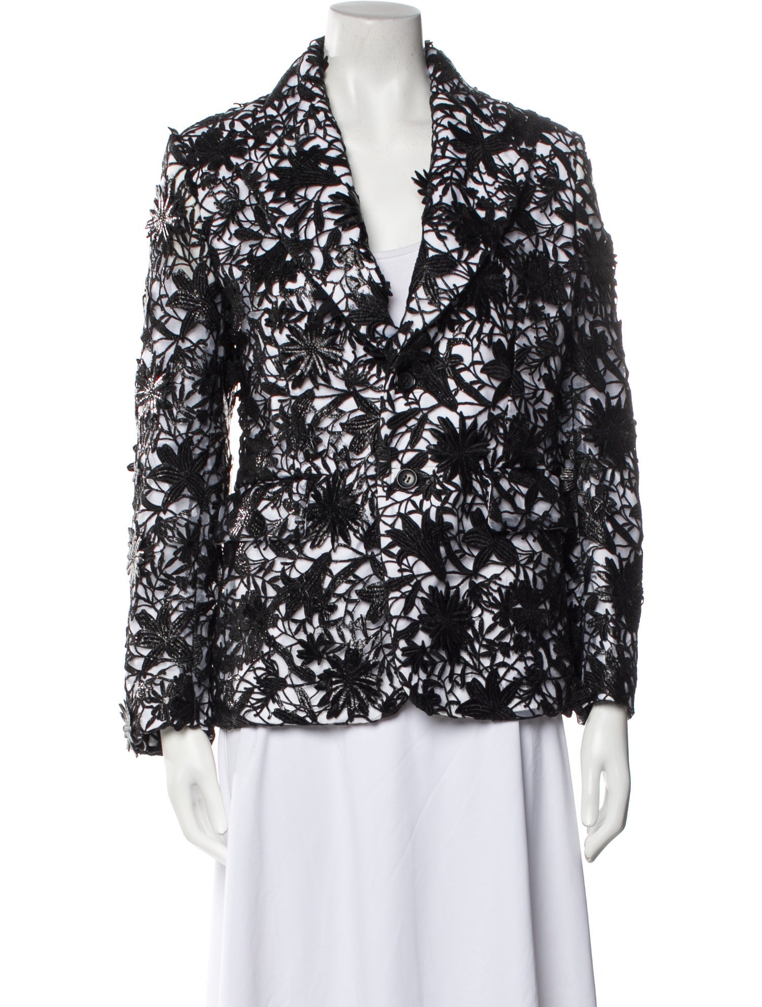 Comme des Garçons Lace Pattern Blazer