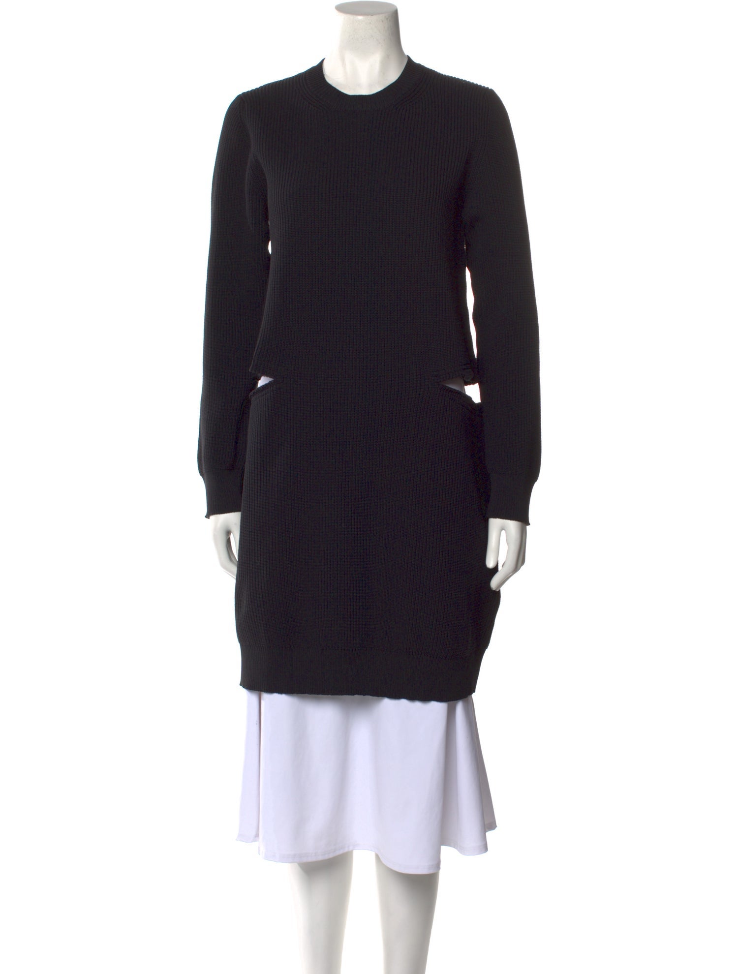 Comme des Garçons Crew Neck Mini Dress