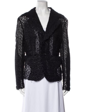 Comme des Garçons Lace Pattern Evening Jacket