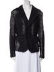 Comme des Garçons Lace Pattern Evening Jacket