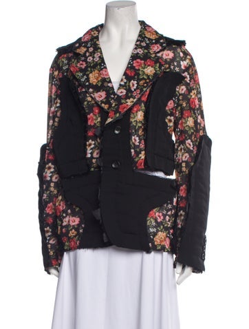 Comme des Garçons Jackets Floral Print Jacket M