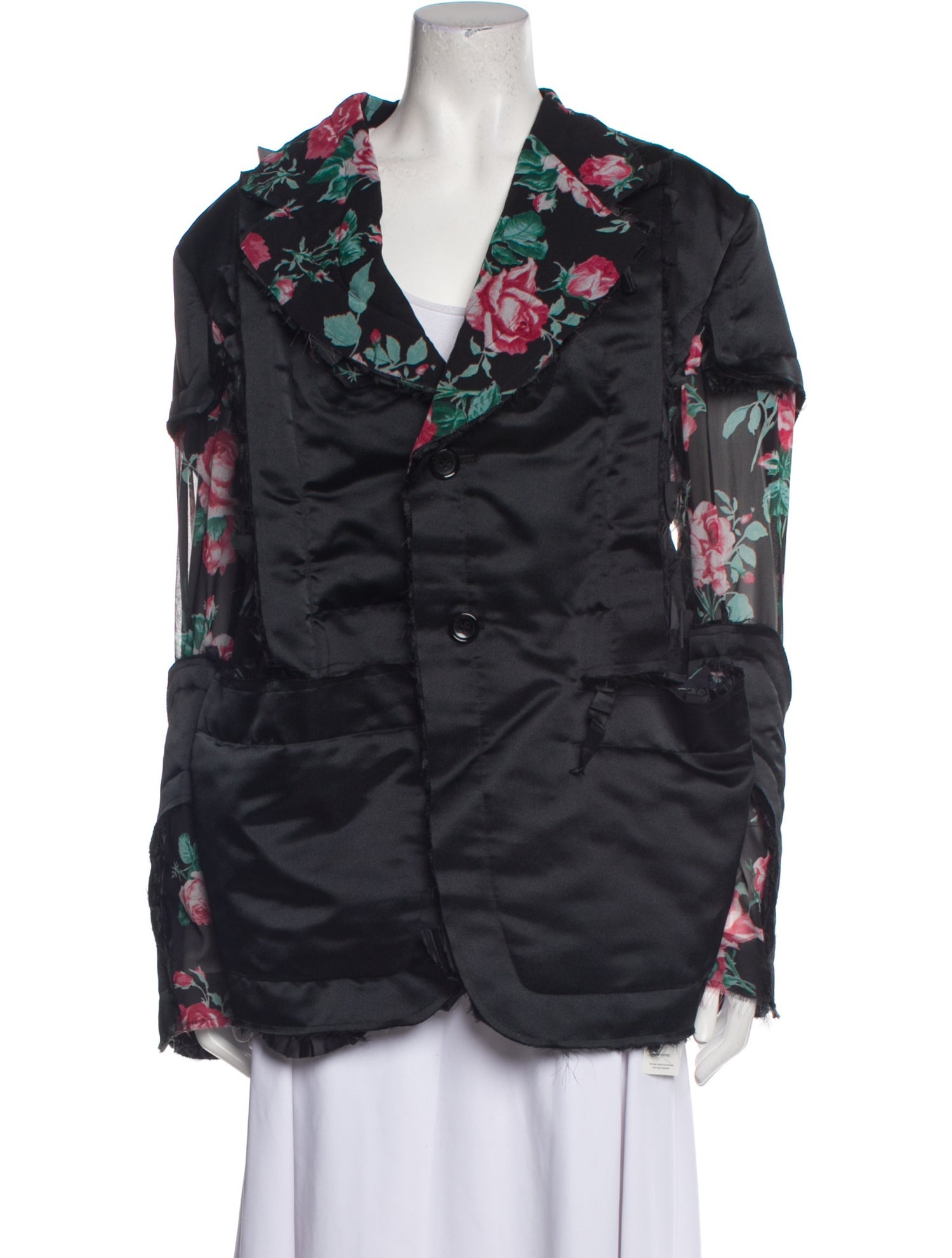 Comme des Garçons Floral Print Utility Jacket w/ Tags
