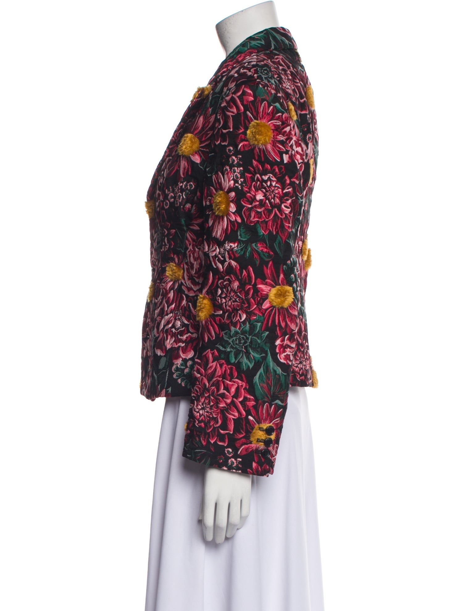 Comme des Garçons Floral Print Blazer w/ Tags