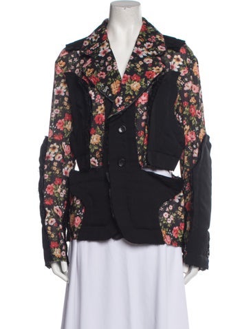 Comme des Garçons Jackets Floral Print Jacket S