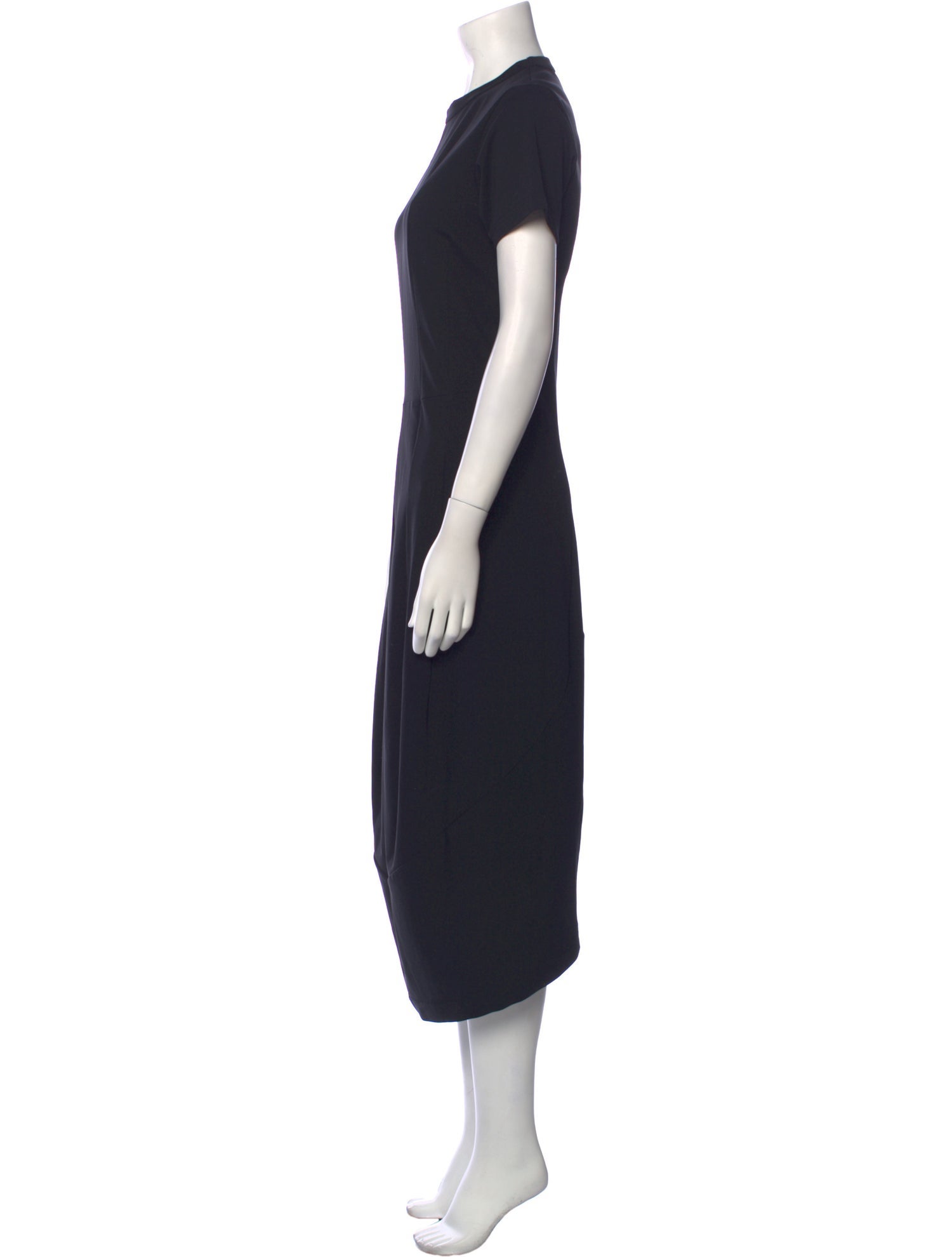 Comme des Garçons Crew Neck Long Dress