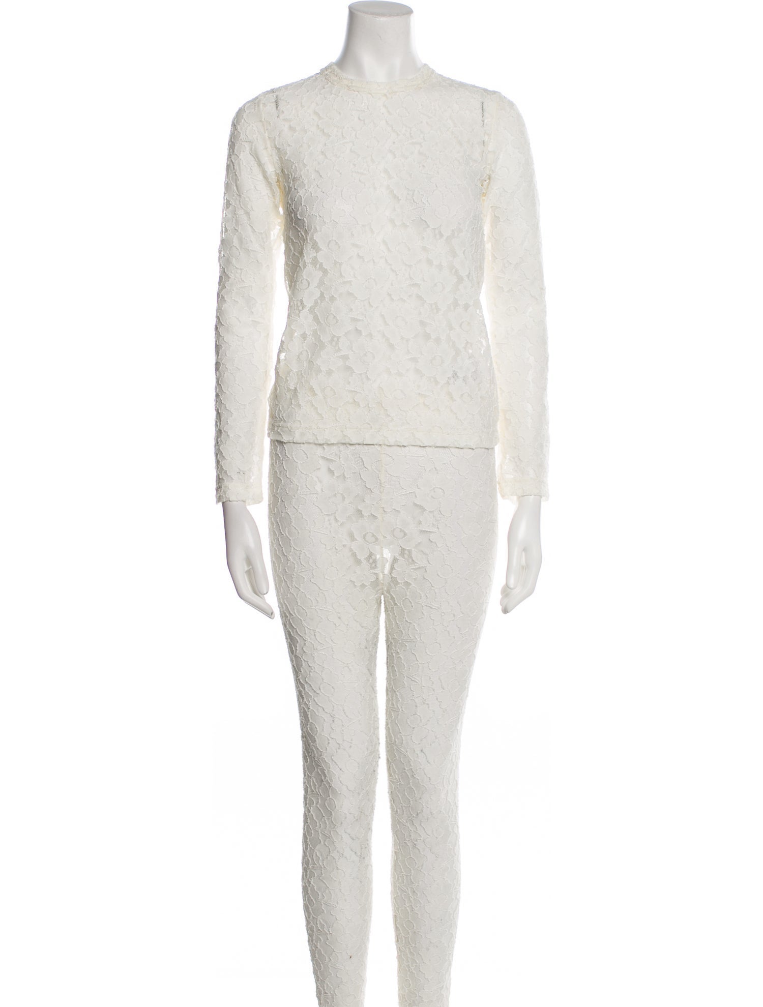 Comme des Garçons Lace Pattern Pant Set w/ Tags