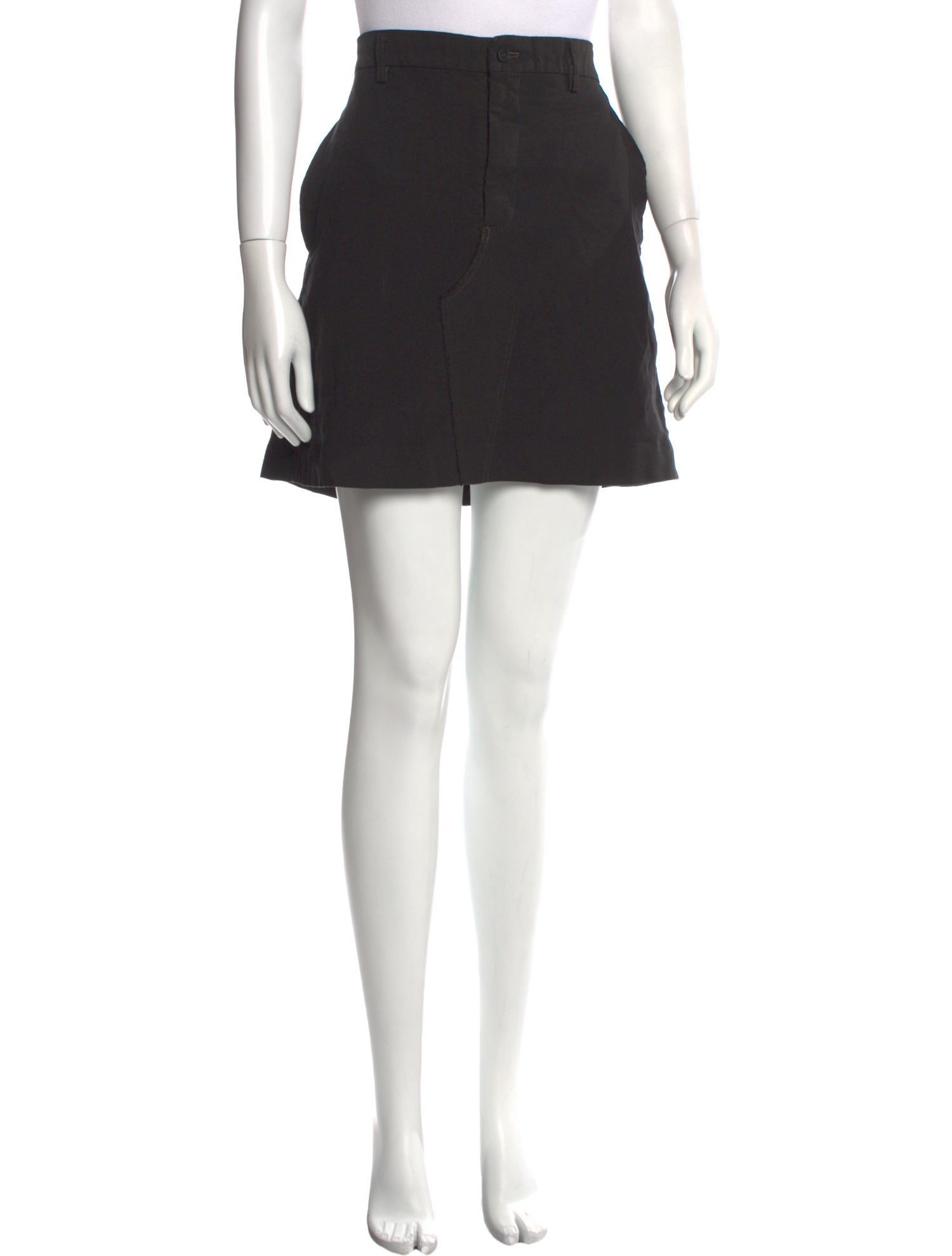 Comme des Garçons Pleated Accents Mini Skirt