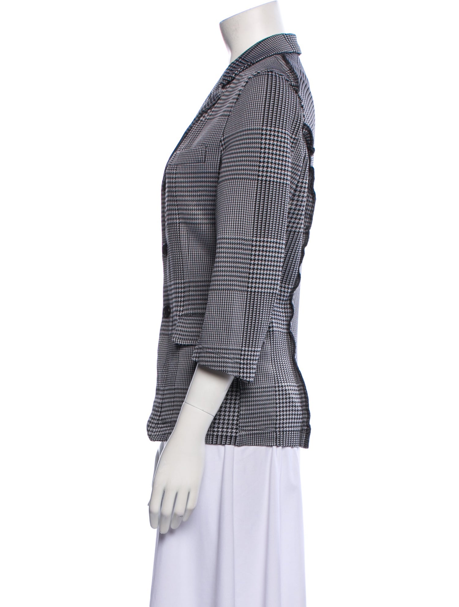 Comme des Garçons Houndstooth Print Blazer