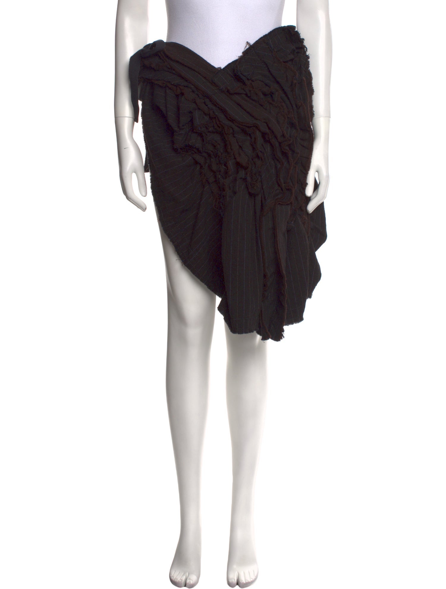 Comme des Garçons Wool Knee-Length Skirt