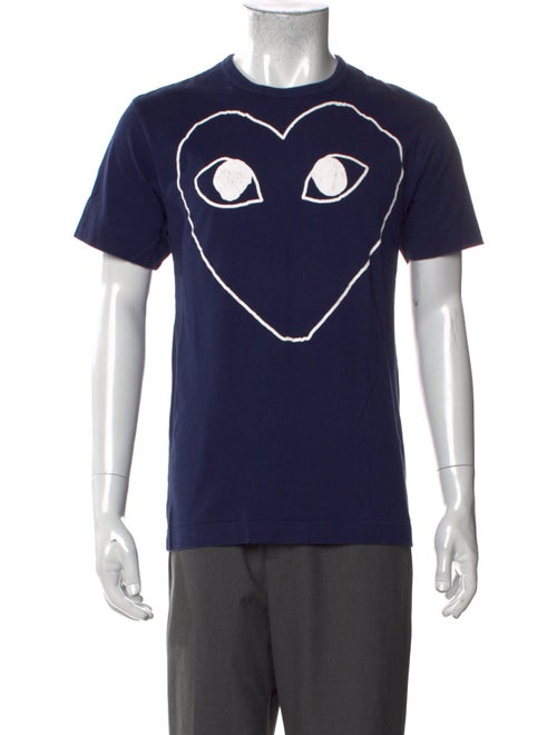 Comme des Garçons Play Graphic Print Crew Neck T-Shirt