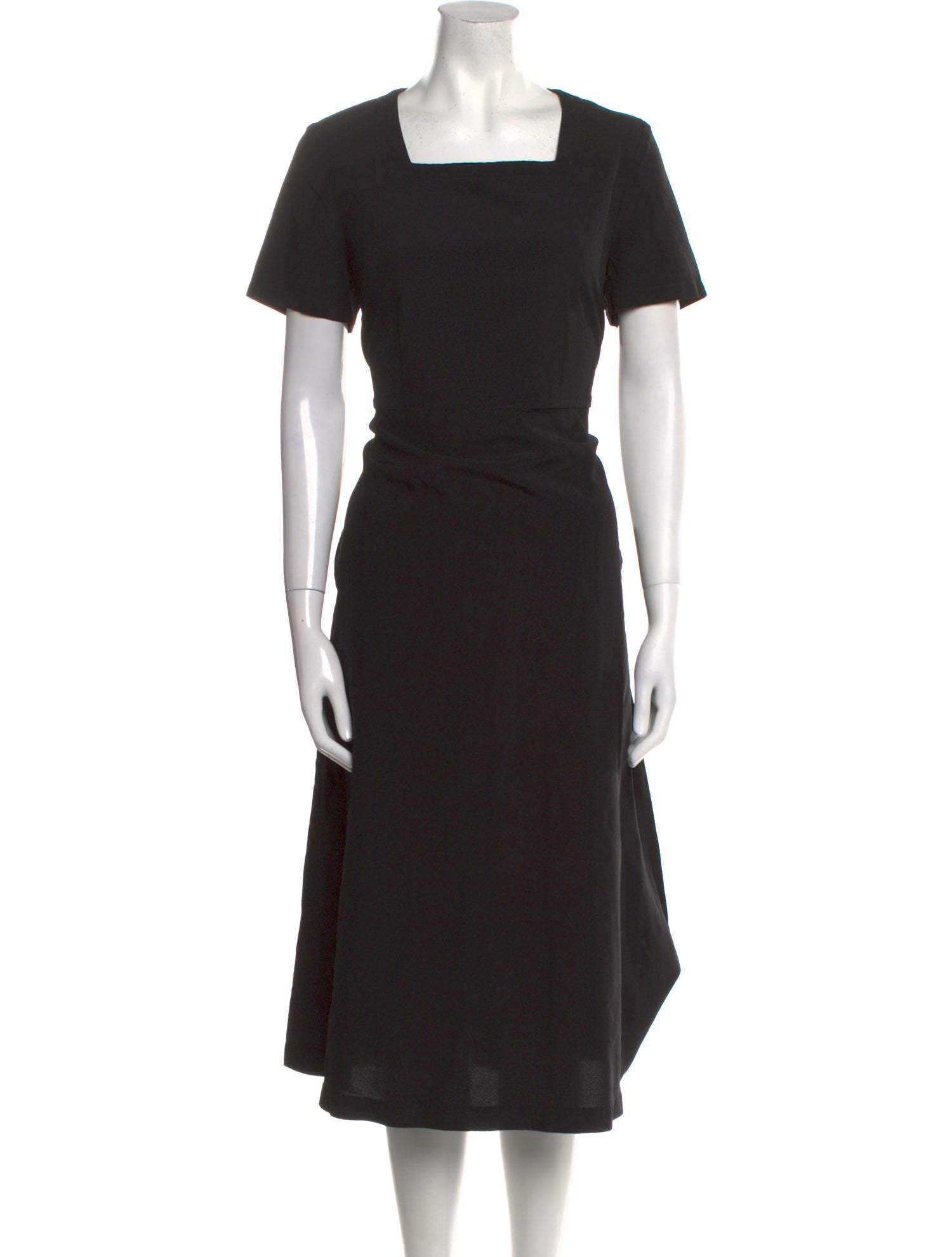 Comme des Garçons Square Neckline Midi Length Dress