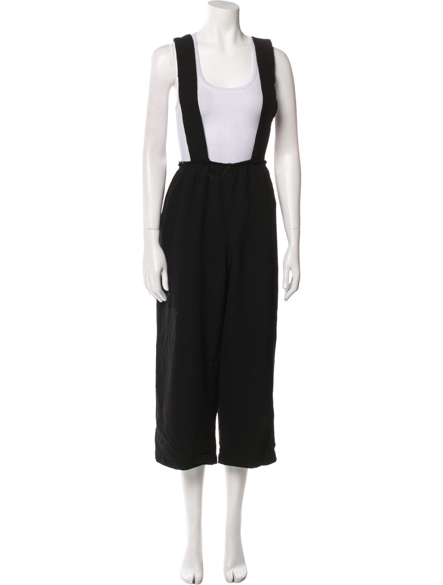 Comme des Garçons Wool Square Neckline Jumpsuit