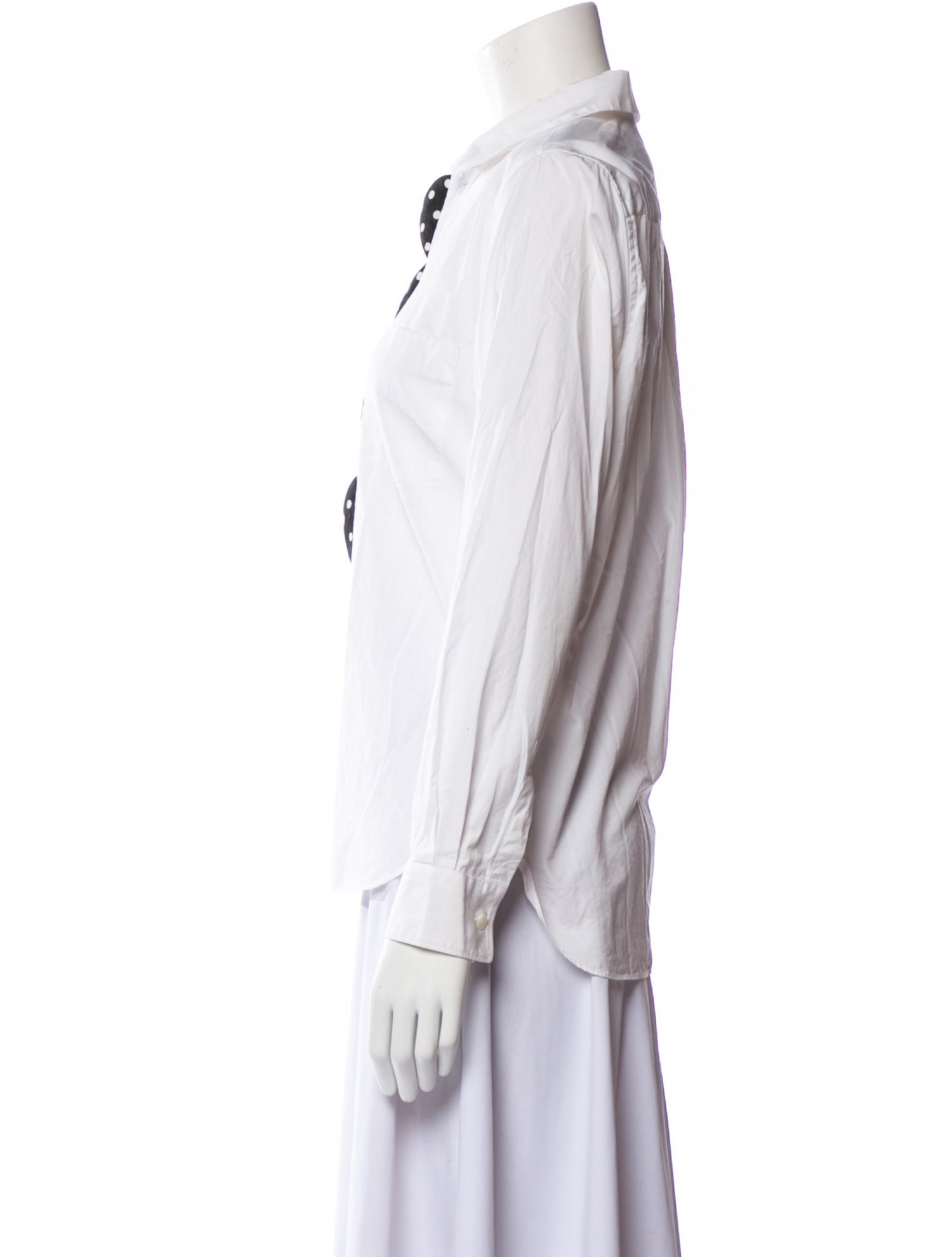 Comme des Garçons Long Sleeve Button-Up Top