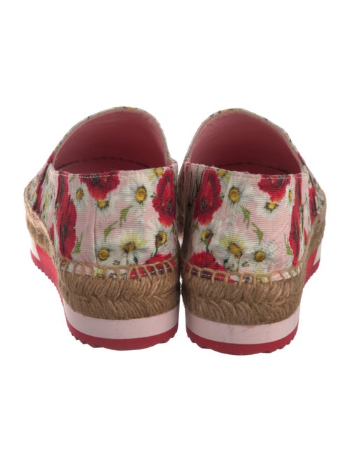 Dolce & Gabbana Canvas Floral Print Espadrilles
