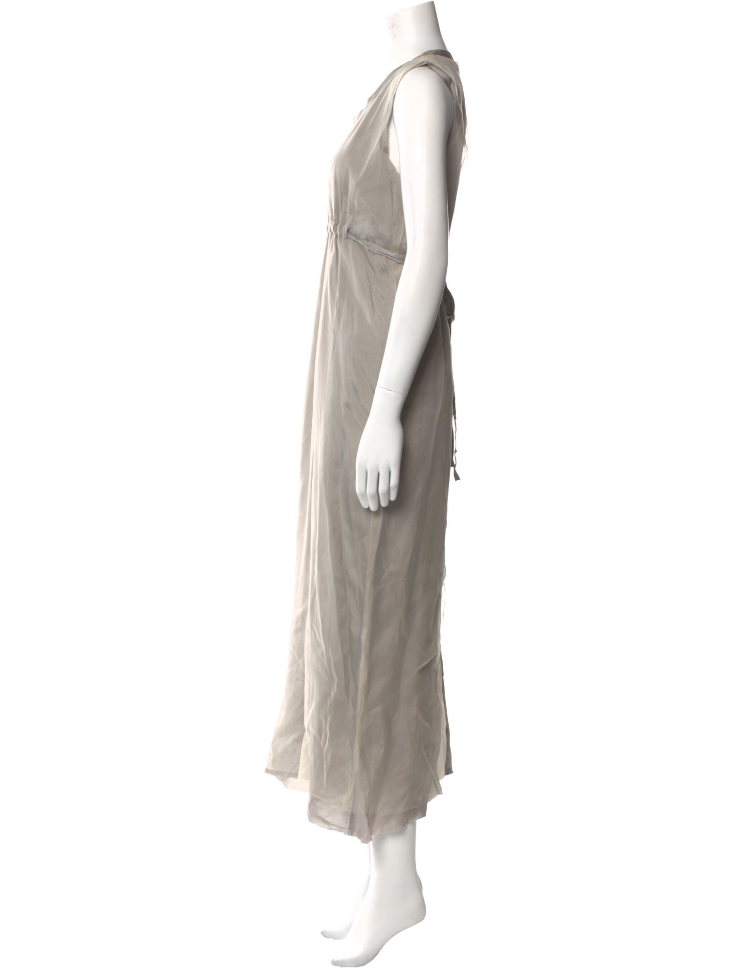 Comme des Garçons Scoop Neck Long Dress