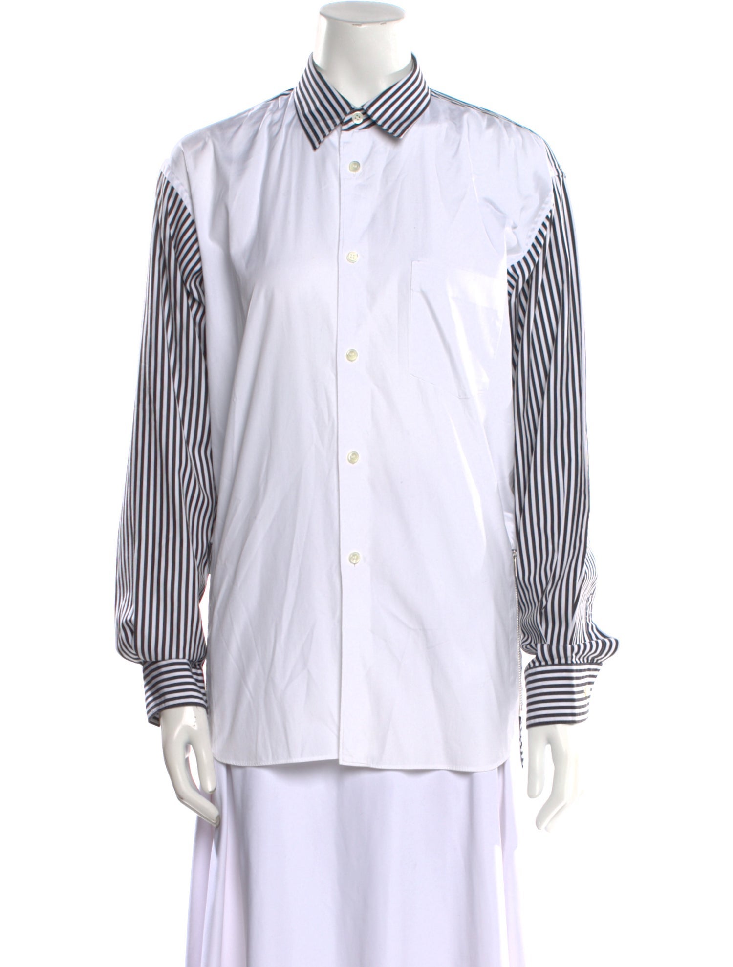Comme des Garçons SHIRT Striped Long Sleeve Shirt