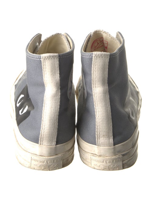 Comme des Garçons Canvas Printed Sneakers