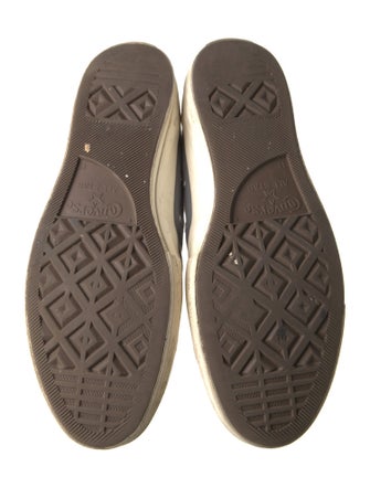 Comme des Garçons Canvas Printed Sneakers