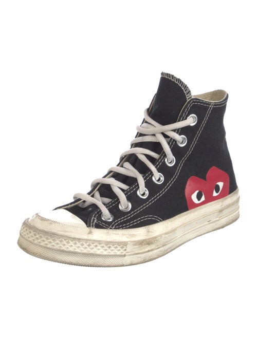 Comme des Garçons Play x Converse Canvas Printed Sneakers