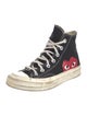 Comme des Garçons Play x Converse Canvas Printed Sneakers
