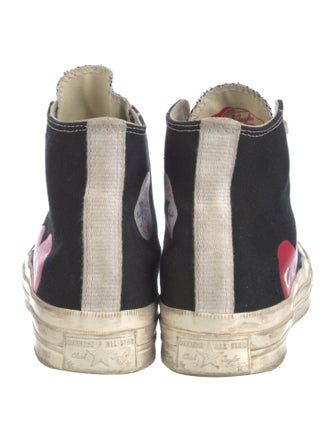 Comme des Garçons Play x Converse Canvas Printed Sneakers