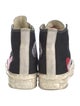 Comme des Garçons Play x Converse Canvas Printed Sneakers