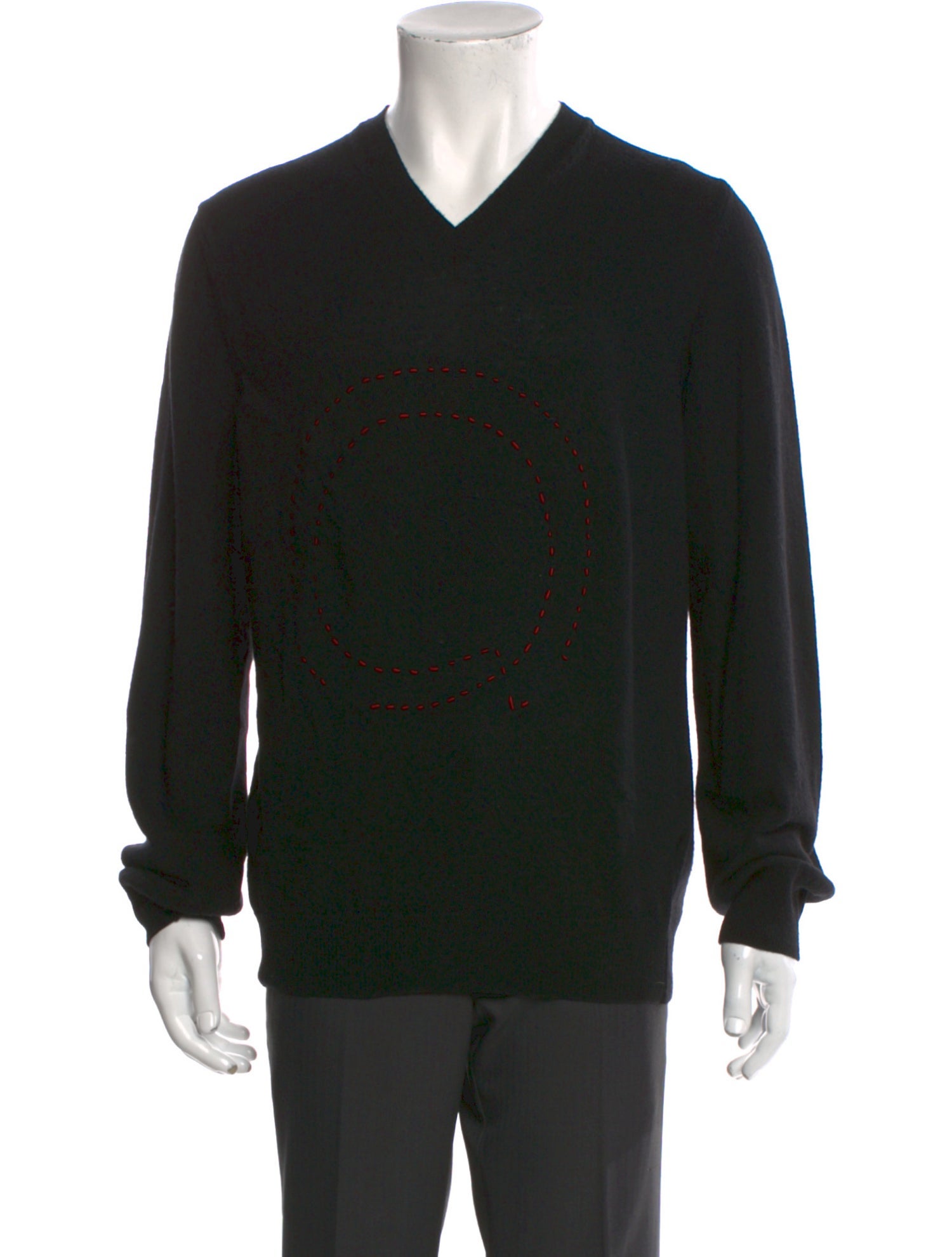 Comme des Garçons Lambswool V-Neck Pullover