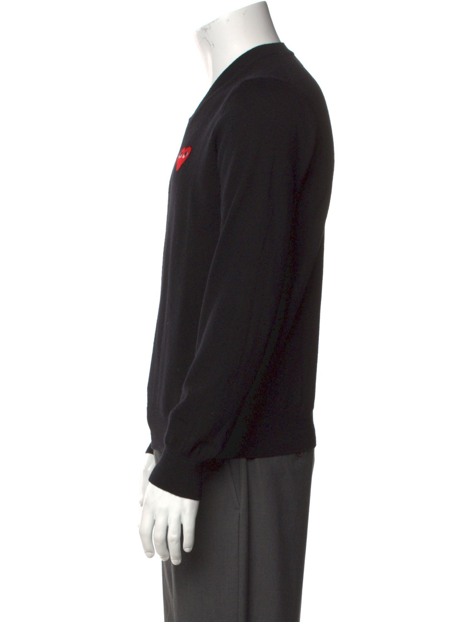 Comme des Garçons Play Wool Graphic Print Pullover